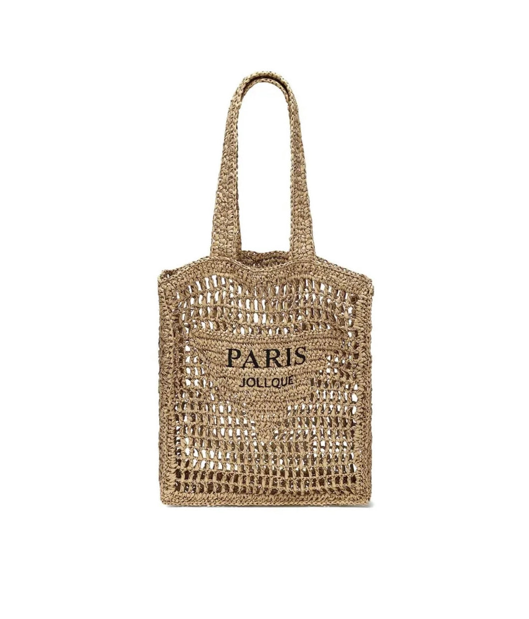 Paris woven shoulder bag